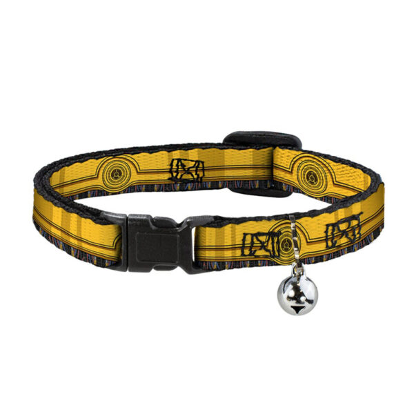 Buckle Down Collar para Gato Star Wars C3-Po Wires Bounding