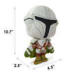 Buckle Down Juguete para Perro Star Wars The Mandalorian Standing Pose - Imagen 4