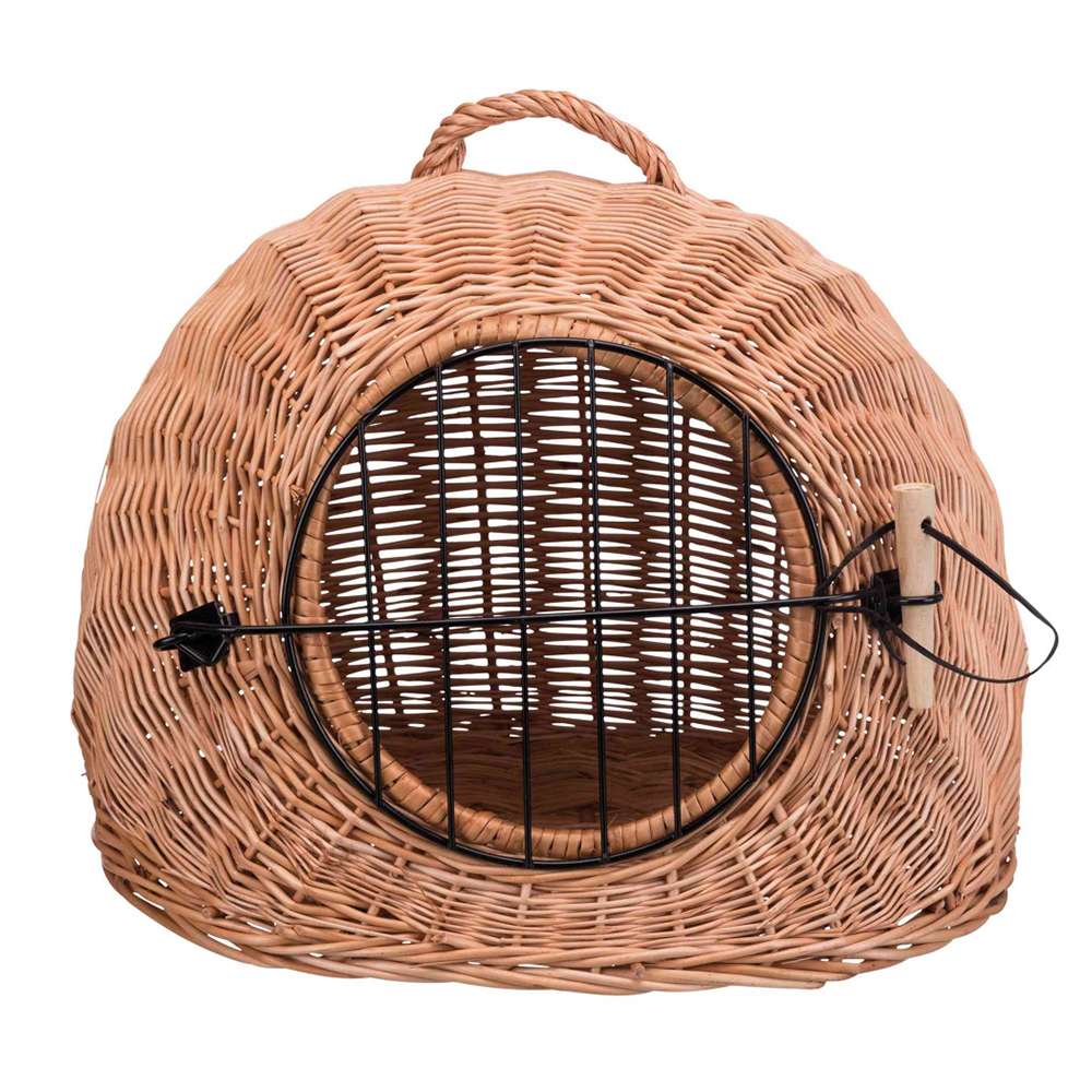 4011905028712_1 Trixie Transportador Wicker - Imagen 1