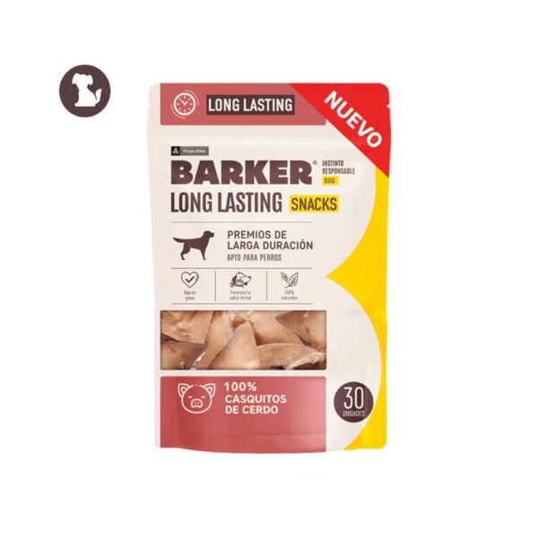 Barker Long Lasting Snack para Perro Casquitos de Cerdo 30 unid.