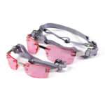 Doggles K9 Optix Lentes para Perro Metalic Pink Heart Lens