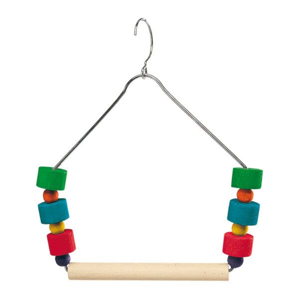 Ferplast Columpio para Ave Wooden Swing Beads PA 4084