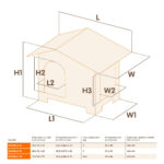 Ferplast Casa para Perro Dogvilla 70 - Imagen 2