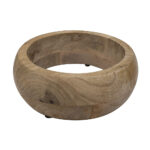 Croci Bowl Wood Steel Gryfino - Imagen 2