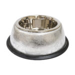 Croci Bowl Steel Luxury Silver