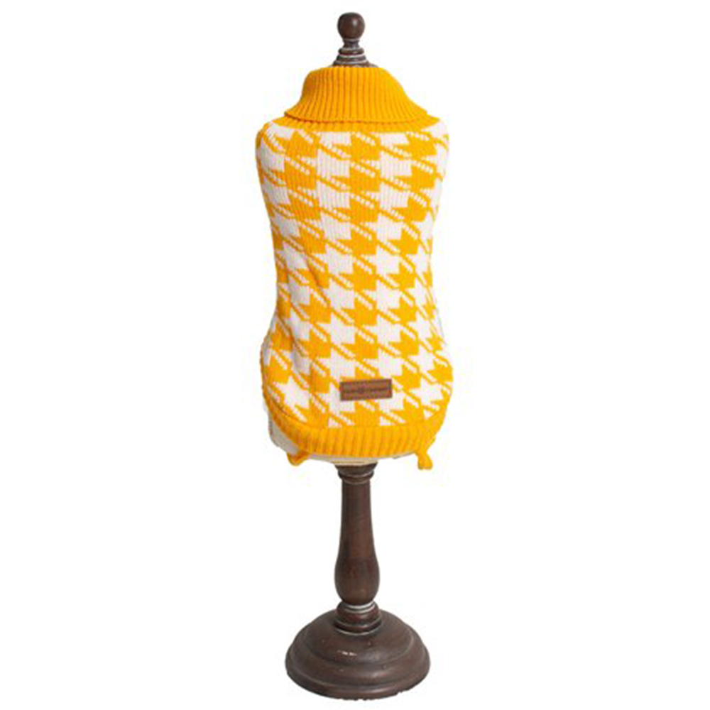 8053879990226_2 Farm Company Sueter para Perro Houndstooth Turtleneck - Imagen 1